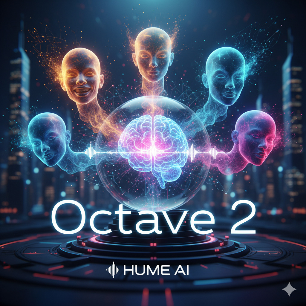 Octave 2, Hume AI, 感情知性AI, AI音声合成, TTSモデル, 多言語AI, 音声生成, LLM, ボイスクローニング, リアルタイム音声, 日本語対応, 次世代AI