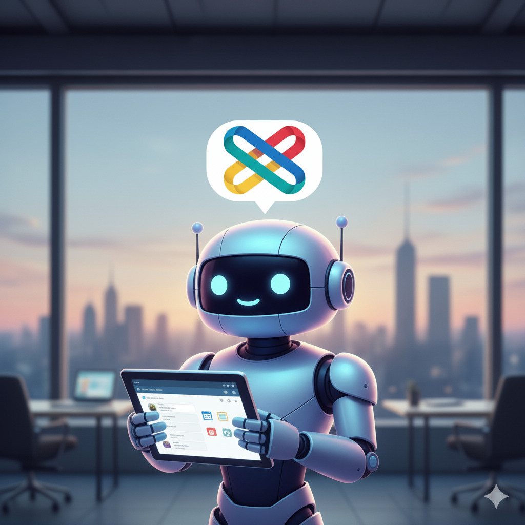 【Slackbot完全ガイド】Slackbotの基本的な機能から、無料プランでの利用範囲、カスタムレスポンス、外部連携による高度な自動化までを徹底解説。問い合わせ対応の削減、情報共有の効率化など、チームの生産性を高める活用事例と料金体系をわかりやすくご紹介します。